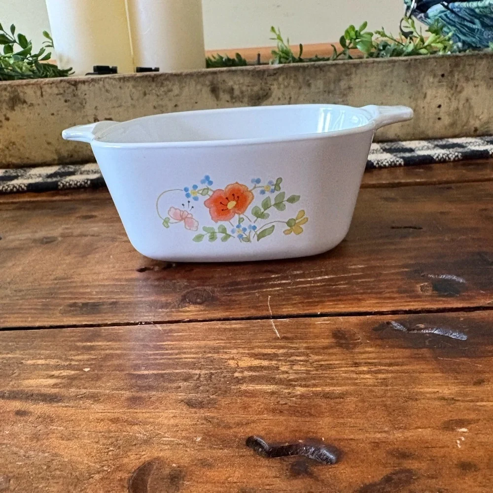 Corning Ware Wild Flower P-43-B Casserole 2-3/4 Cup